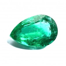 Smeraldo naturale goccia da 5.55 ct